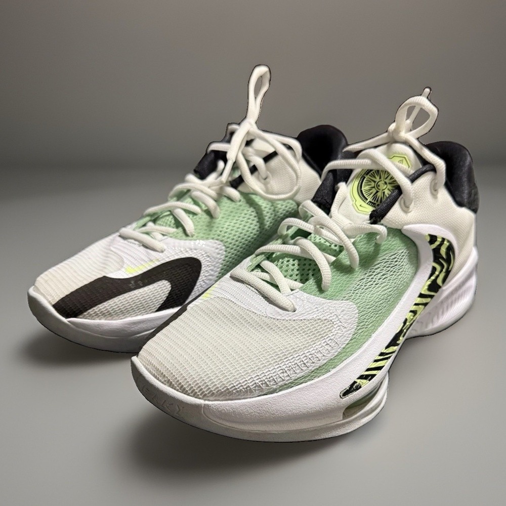 Nike Zoom Freak 4 Greek Coastline DJ6149-100‎ White Green Size 6.5 Men